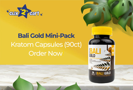 Bali Gold Mini-Pack: Kratom Capsules (90ct) – Order Now!