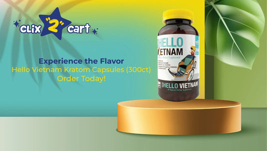 Experience the Flavor: Hello Vietnam Kratom Capsules (300ct) – Order Today!