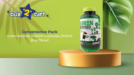 Convenience Pack: Green Breno Kratom Capsules (300ct) – Buy Now!