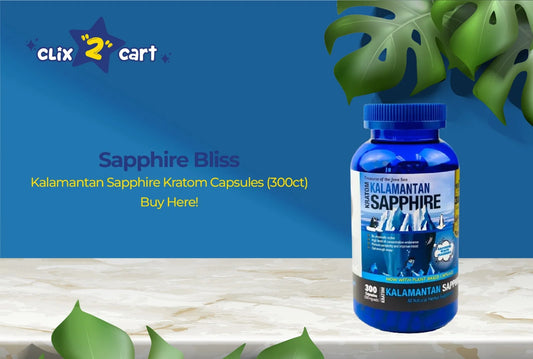 Sapphire Bliss Kalamantan Kratom Capsules (300ct) Buy here!