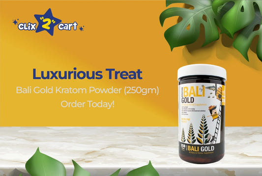Luxurious Treat: Bali Gold Kratom Powder (250gm) – Order Today!