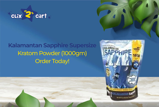 Kalamantan Sapphire Supersize: Kratom Powder (1000gm) – Order Today!