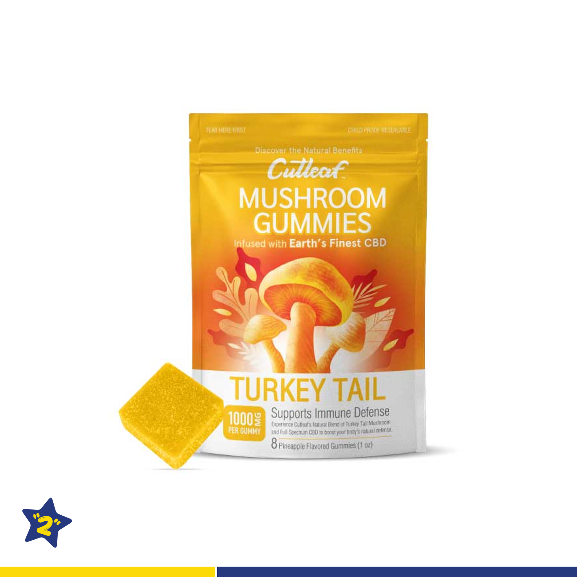 Cutleaf Mushroom And Gummies Turkey Tail