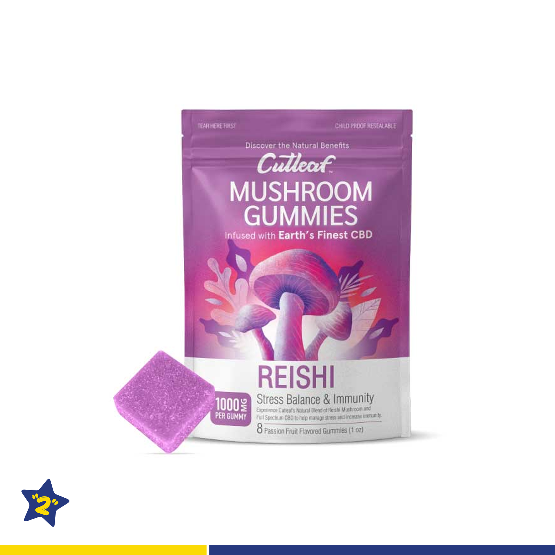 Cutleaf Mushroom And Gummies Reishi