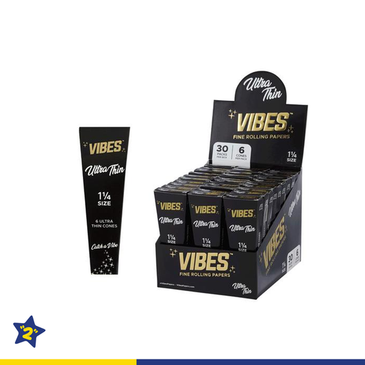 Vibes Ultra Thin 1 1/4" Size Cones