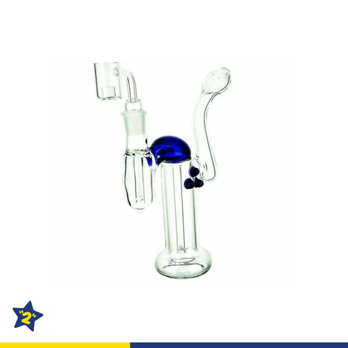 9" Bubbler with Reactor Dab Rig