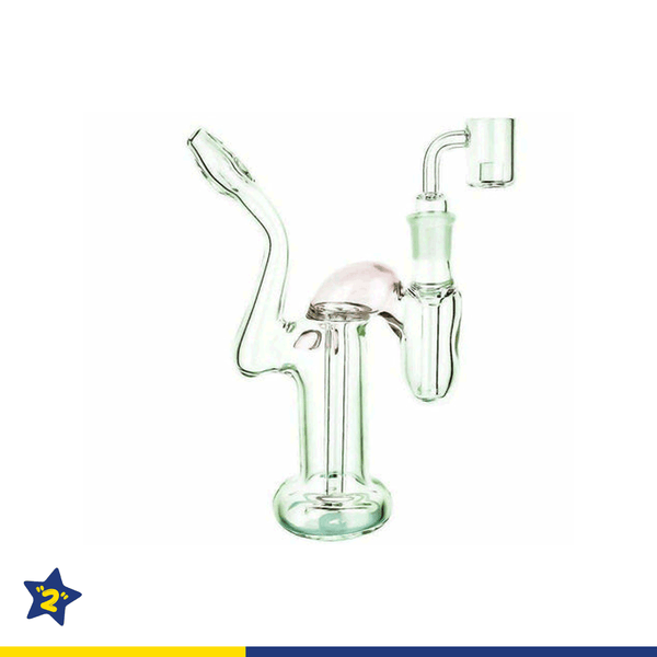 9" Bubbler with Reactor Dab Rig